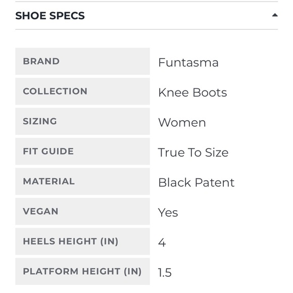 Funtasma Shiny Black Lace-Up Platform Boots - Picture 4 of 5